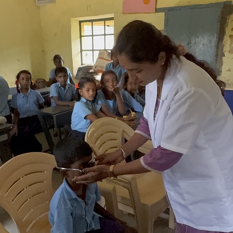 Government Higher Primary School in Minakanagurki, Manchenahalli Taluk, Chikballapur District
