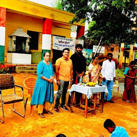 Government Higher Primary School in Minakanagurki, Manchenahalli Taluk, Chikballapur District
